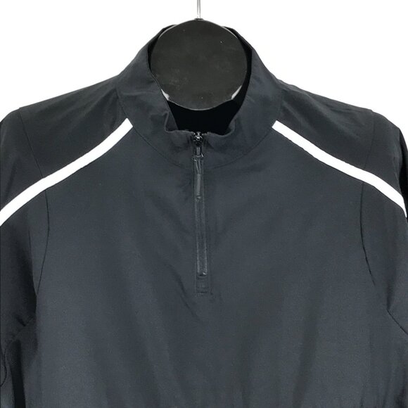 NEW JoyLab Cropped Fit Sweatshirt / Jacket Women's Plus XXL Black 1/4 Zip Active - Picture 2 of 12